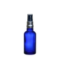 Frasco de Vidrio Multiusos Azul R18 con Tapa Dosificador Plata