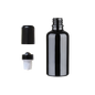 Frasco de Vidrio Multiusos Negro R18 con Tapa y Roll-on