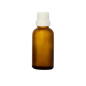 Frasco de Vidrio Multiusos Ámbar Mate R18 con Tapa Inviolable Lujo