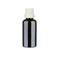 Frasco de Vidrio Multiusos Negro R18 con Tapa Inviolable Lujo