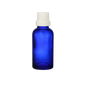 Frasco de Vidrio Multiusos Azul R18 con Tapa Inviolable Lujo