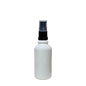 Frasco de Vidrio Multiusos Blanco R18 con Tapa Dosificador Negro