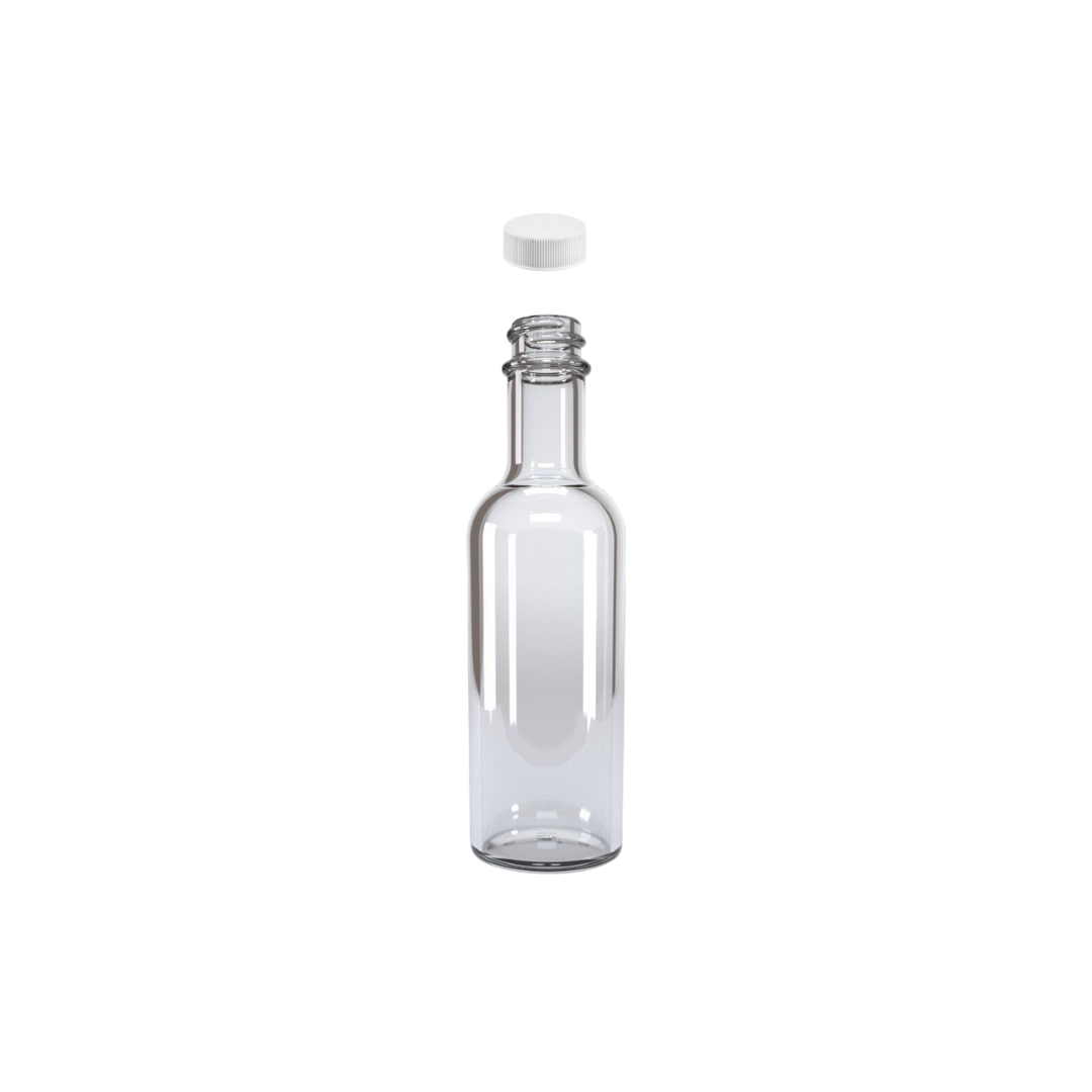 Frasco de Vidrio Tequilera Miniatura 50ml