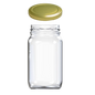 Tarro Cuadrado de Vidrio 370ml