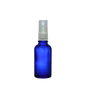 Frasco de Vidrio Multiusos Azul R18 con Tapa Atomizador Natural