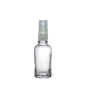 Frasco de Vidrio Multiusos Transparente R18 con Tapa Atomizador Natural