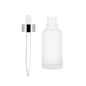 Frasco de Vidrio Multiusos Mate R18 con Tapa Bulbo Plata