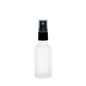Frasco de Vidrio Multiusos Mate R18 con Tapa Atomizador Negro
