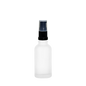 Frasco de Vidrio Multiusos Mate R18 con Tapa Dosificador Negro