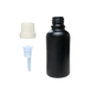 Frasco de Vidrio Multiusos Negro Mate R18 con Tapa de Lujo Inviolable y Inserto