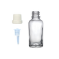 Frasco de Vidrio Multiusos Transparente R18 con Tapa de Lujo Inviolable y Inserto