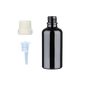 Frasco de Vidrio Multiusos Negro R18 con Tapa de Lujo Inviolable y Inserto