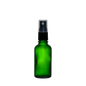 Frasco de Vidrio Multiusos Verde R18 con Tapa Atomizador Negro