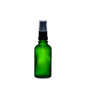 Frasco de Vidrio Multiusos Verde R18 con Tapa Dosificador Negro
