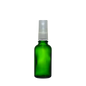 Frasco de Vidrio Multiusos Verde R18 con Tapa Atomizador Natural