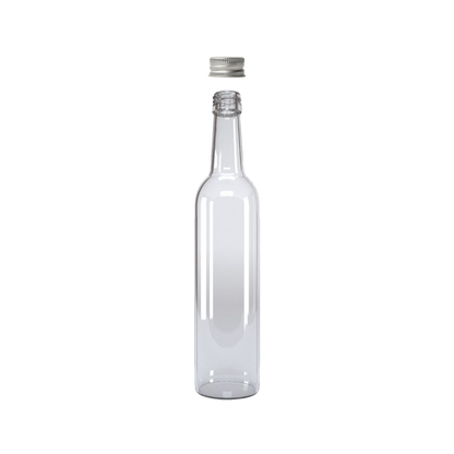 Tequilera de Vidrio de Rosca 28 de 500ml